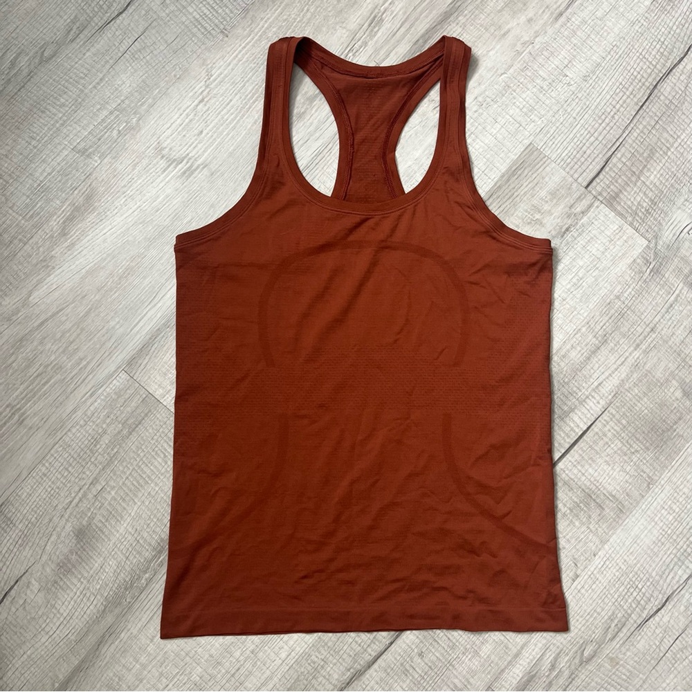 LULULEMON Swiftly Tech Racerback Tank Top
Dark Terracotta Size 8 - Picture 3 of 9